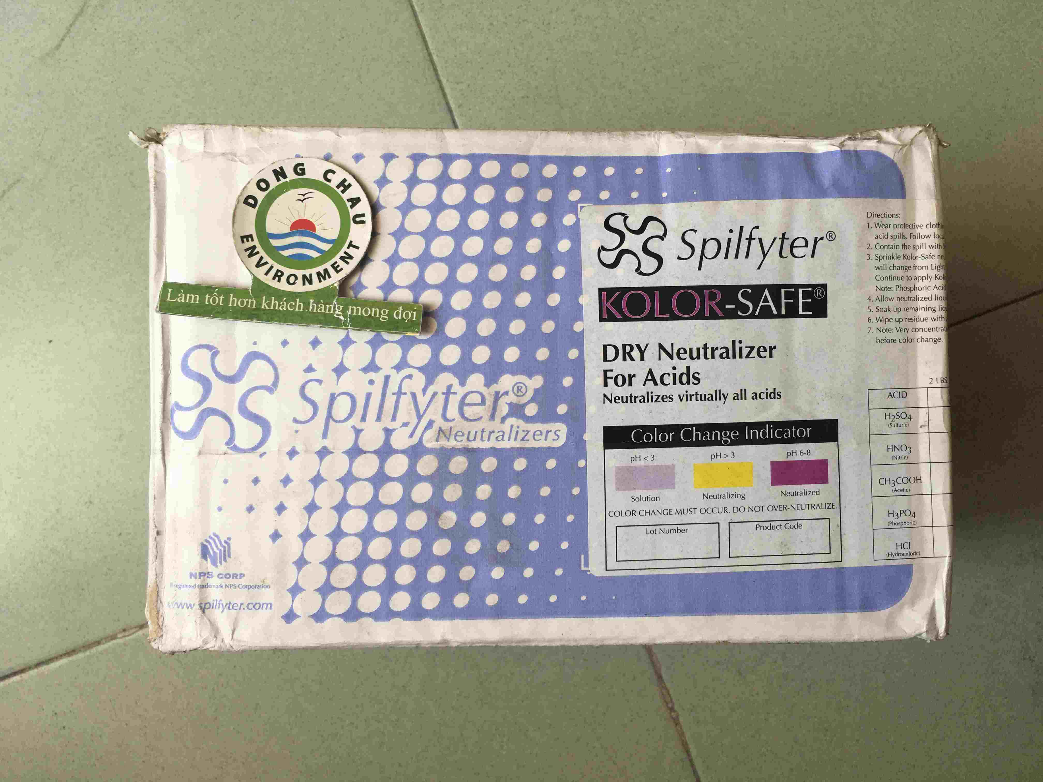 Chất bột trung hòa hóa chất axit Spilfyter 440010
