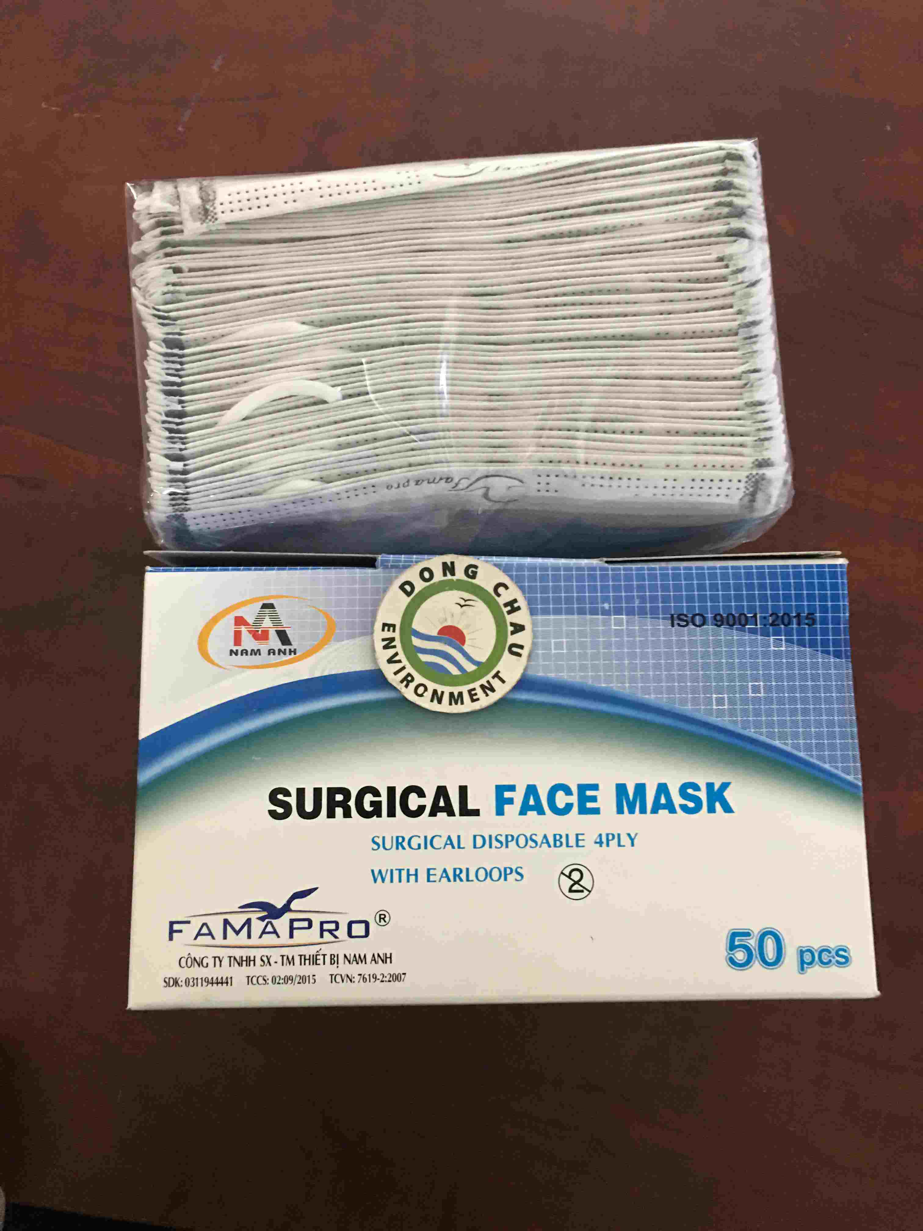 Khẩu trang hoạt tính dùng 1 lần Surgical Face Mask